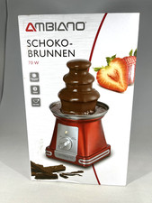 Ambiano Schokobrunnen / Edelstahl / 70 W / 3 Etagen / Thermostat einstellbar