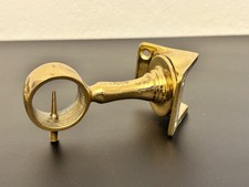 Seilträger Tau Handlauf Halterung 30mm Innenecke Messing poliert massiv LESEN
