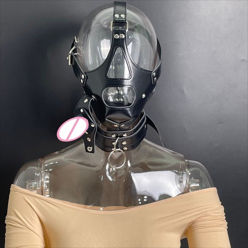 Mundknebel maske mit kopfband - mundknebel-maske,