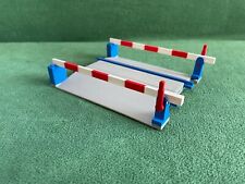 LEGO Eisenbahn Schranke mit Bahnübergang 4,5V  / 12V (158) blau