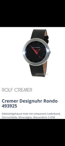 Rolf cremer designuhr - rolf,