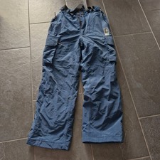 ZIMTSTERN  Skihose Schneehose Winterhose blau glänzend  Gr. XS/S (S steht drin)