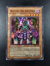 YUGIOH 2004 | MAKYURA THE DESTRUCTOR | DB1-DE169 | GERMAN | SUPER RARE | VG (MP)