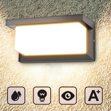 18W LED Aussenleuchten mit Bewegungsmelder LED Wandleuchte Außen Wandlampe Alu