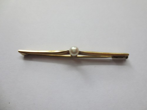 14ct gold anstecknadel brosche - 14ct,