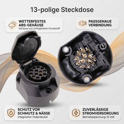 Anhängersteckdose steckdose - anhängersteckdose,