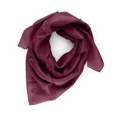 Seidentuch Halstuch Tuch aubergine lila Seide 90x90cm