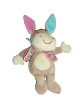 WIE NEU * Esel Pferd braun rosa Pusblu Weste Plüschtier Kuscheltier Stofftier