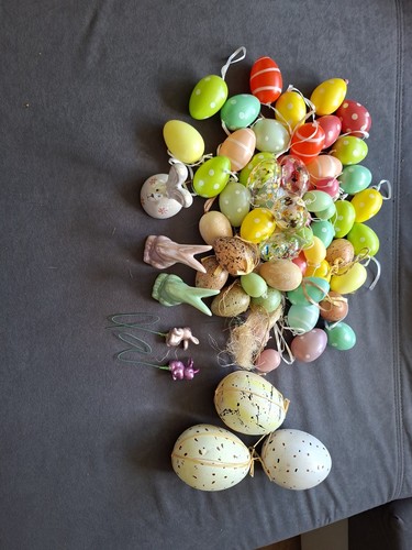 Osterdeko eier aus plastik - osterdeko,