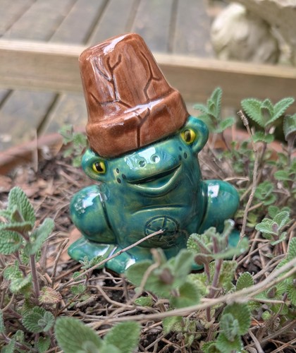 Lustiger frosch keramik - keramik,