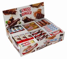 (30,00€/1kg) Ferrero Top Brand Box mit 78 Riegeln - Kinder, Duplo, Bueno, Hanuta