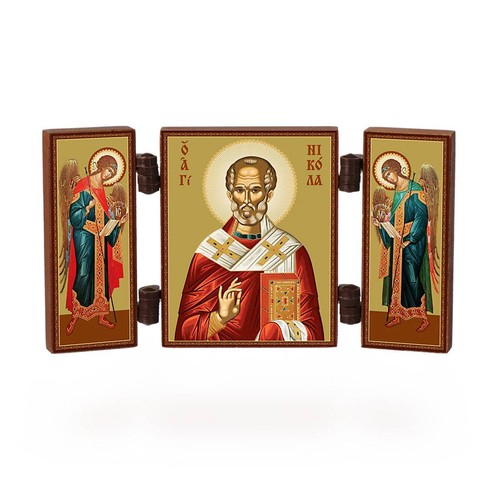 Ikone heiliger nikolaus - -,