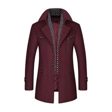 Herren Wollmantel Business