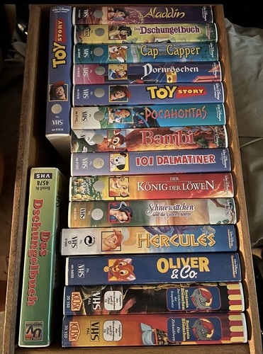 Walt disney vhs - walt, meisterwerke