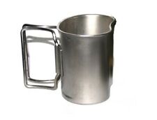 Niederländische Armee Feldlfaschenbecher Edelstahl Becher Camping Tasse US Typ