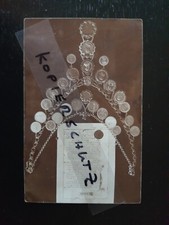 c0161 BAMBERG - Fotokarte Zimmerstutzen Schützenverein -Halskette und Urkunde