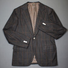 RUBINACCI LH Maßgeschneiderter Kaschmir Sport Mantel Gr. ~IT 48 / M / Medium Jacke Blazer