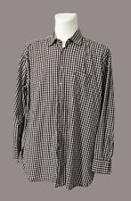 Exkl. BRAX College Style Hemd braun schwarz kariert 100% Baumwolle Gr. XXL 45/46