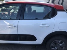 Citroen C3 III SX ab17 Tür hinten links Fondtür im Rohbau EWP weiss Hecktür