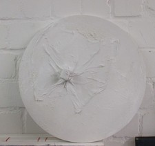 abstrakt wie Zangs Knüpfung Korken Acryl/LW 50x50 cm Textureart monochrome