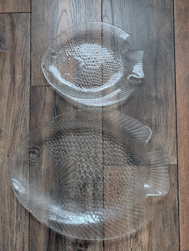 Glas fischteller - glas,
