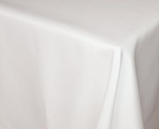 Polyester Tischdecke Tischtuch Tischbezug Rechteckig Weiß Uni Größe Wählbar Neu