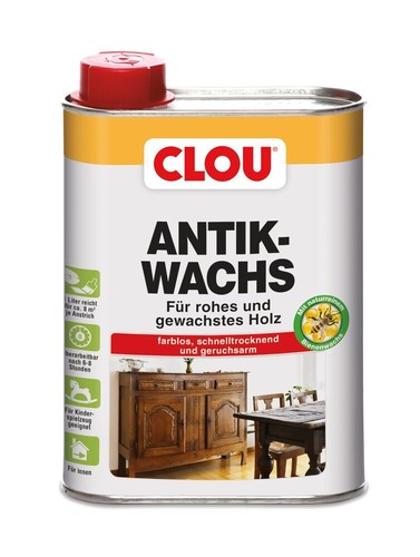 Clou antikwachs 250ml 750ml - clou, w2