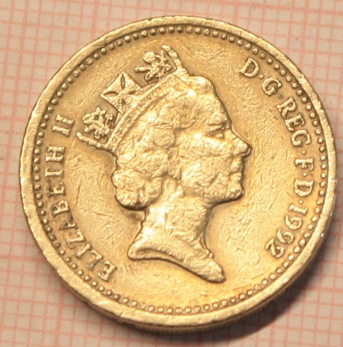 Großbritannien one pound - one,