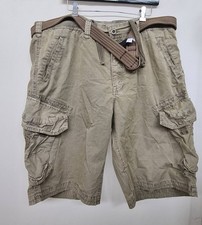 Jet Lag Take off 8 Short Herren kurze Cargo Hose mit Gürtel cement Größe 40