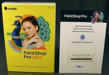 Corel PaintShop Pro 2023 Vollversion Win Box Dauerlizenz + Handbuch PDF OVP NEU