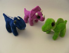 3 Plüschtiere Dinosaurier ca