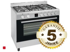 Oranier FZE 1599 - 1599 24 Gas Kombi Stand Herd Edelstahl Kochzentrum Kochmulde