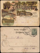 Litho AK Wilhelmstadt-Berlin Pichelsdorf Wirtshaus Schildhorn MB 1901