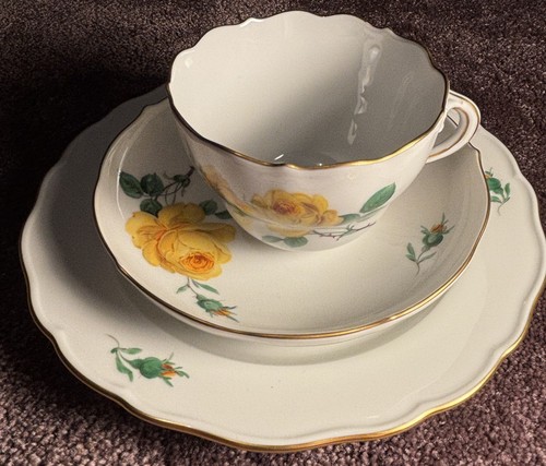 Meissen porzellan trio - meissen,