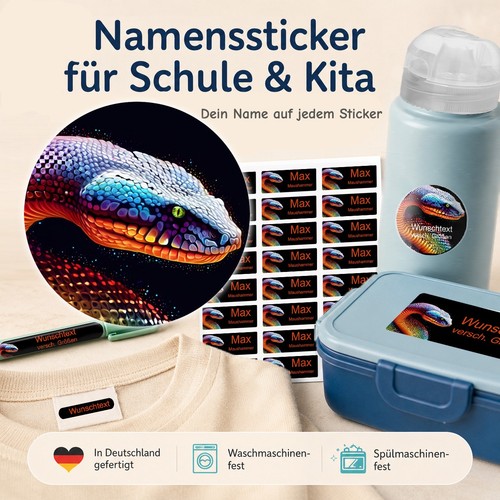 Namensaufkleber personalisiert