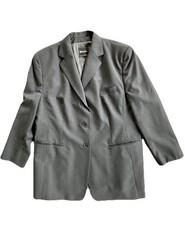 Windsor Blazer Damen Business Jacke Kostümjacke Gr. EU 46 Schurwolle grau