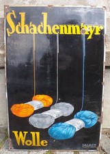 Altes Emailschild Schachenmayr
