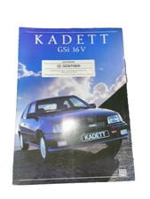 Prospekt Brochure Opel Kadett