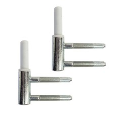 1paar Rahmenteil Studio für Glastür mit verlängertem Führungsstift für Holzzarge