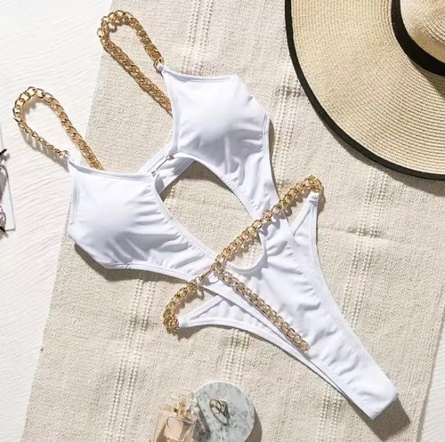Sexy damen monokini metall - sexy,