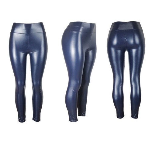 Damen skinny leder leggings - damen,