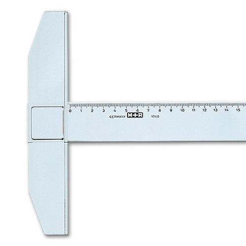 Kunststoff reißschiene cm - 75,
