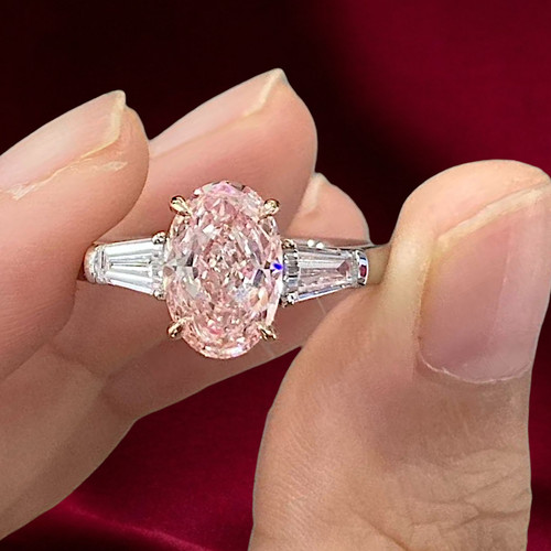 Fancy intense pink - igi, lab