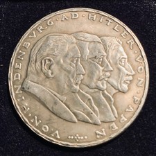1933 Deutschland Paul v. Hindenburg Reichstagswahl Berlin Historischer Token