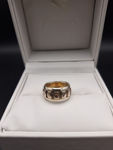 Vintage bicolor ring 925er - bicolor,
