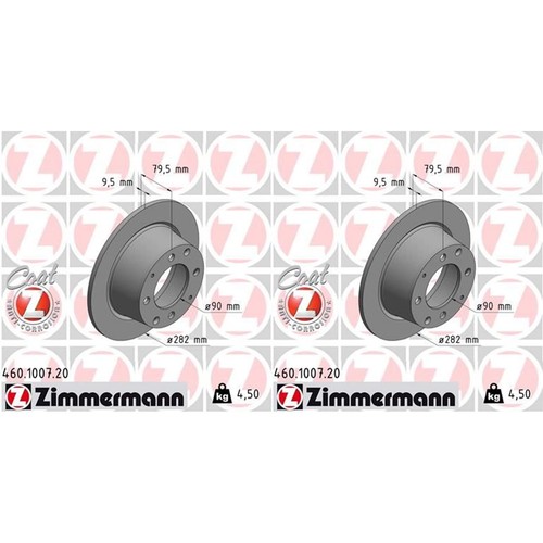 Zimmermann bremsscheiben - 2x,