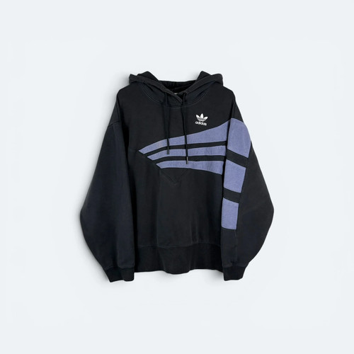 Adidas vintage hoodie schwarz - vintage,