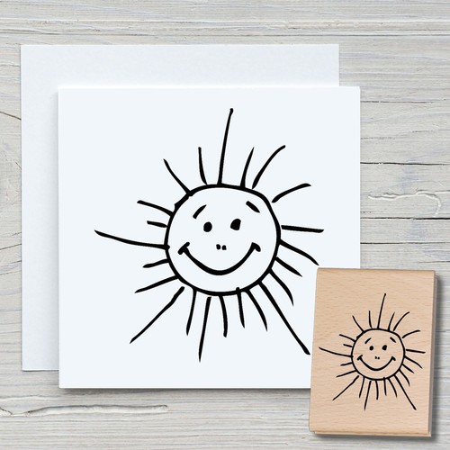 Stempel sonne motivstempel - stempel,