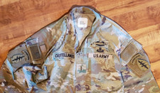 US Army Feldhemd Muticam Gr. Medium/Long m. Patches