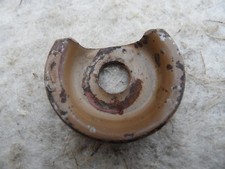 Gedrückte scheibe sandfarbe - gedrückte,